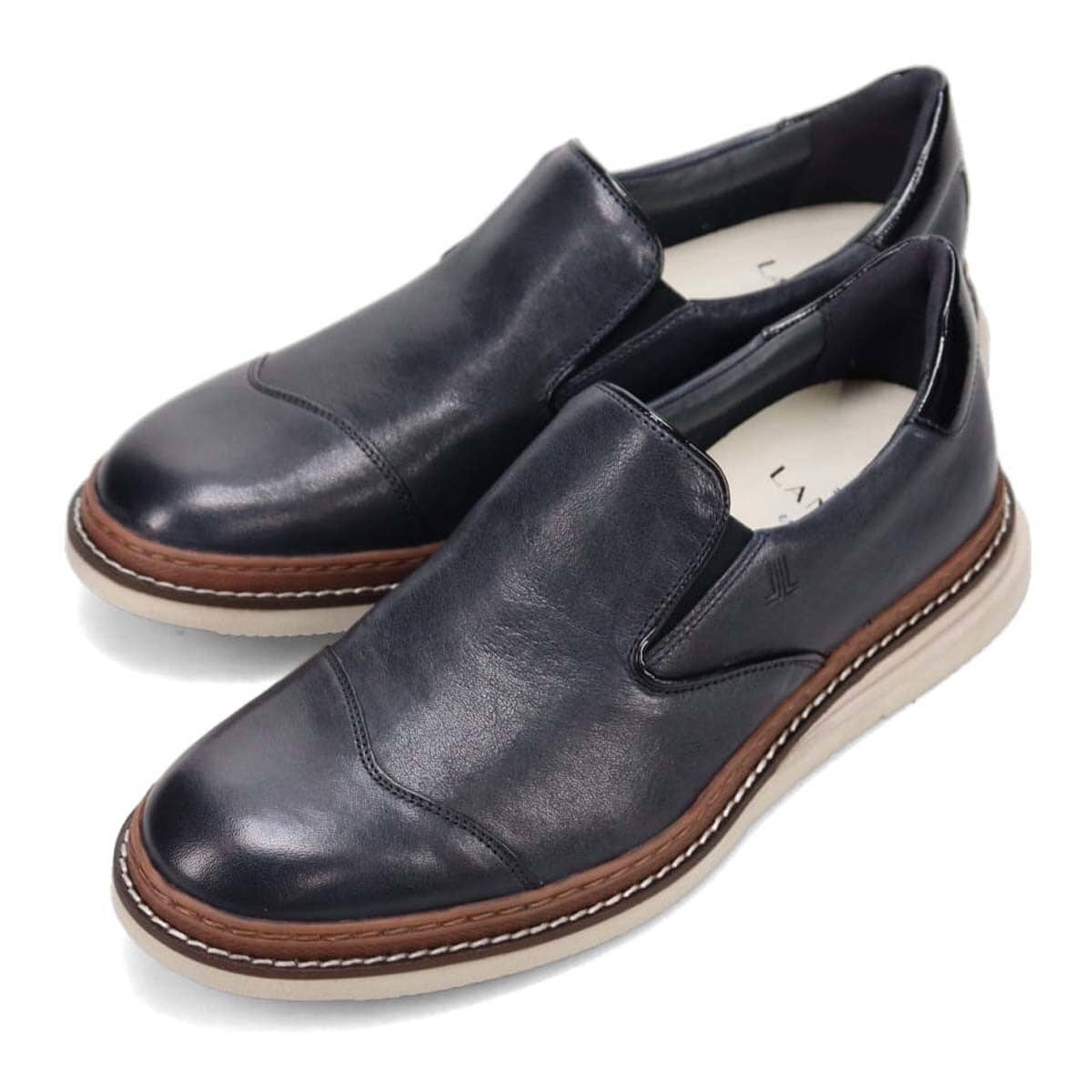LANVIN en Bleu スリッポンカジュアルシューズ | ランバン オン