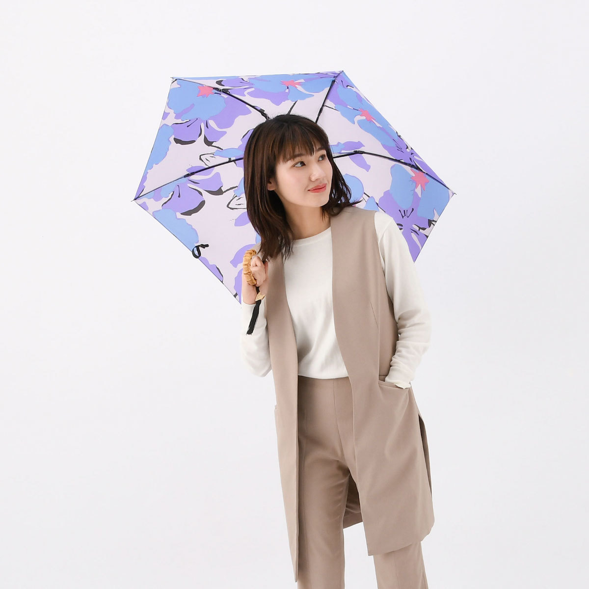 Saison Tourne（セゾントルヌ）Poppy folding umbrella | アンベル