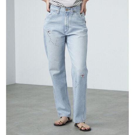 [^ԁFWU5013-0002]Wrangler̐^łBROKEN DENIMgpBڂ̊ԊuŔΕɐDς邱ƂɂăfjnL̂˂nA13ozƂ肵݂ȂBROKEN DENIM̓łtbgȌڂł炩AȂ݂₷SnłB13MWZx[XɃC`WJUNISEXŒpł悤ɍꂽAVGbg̃M[Xg[głB