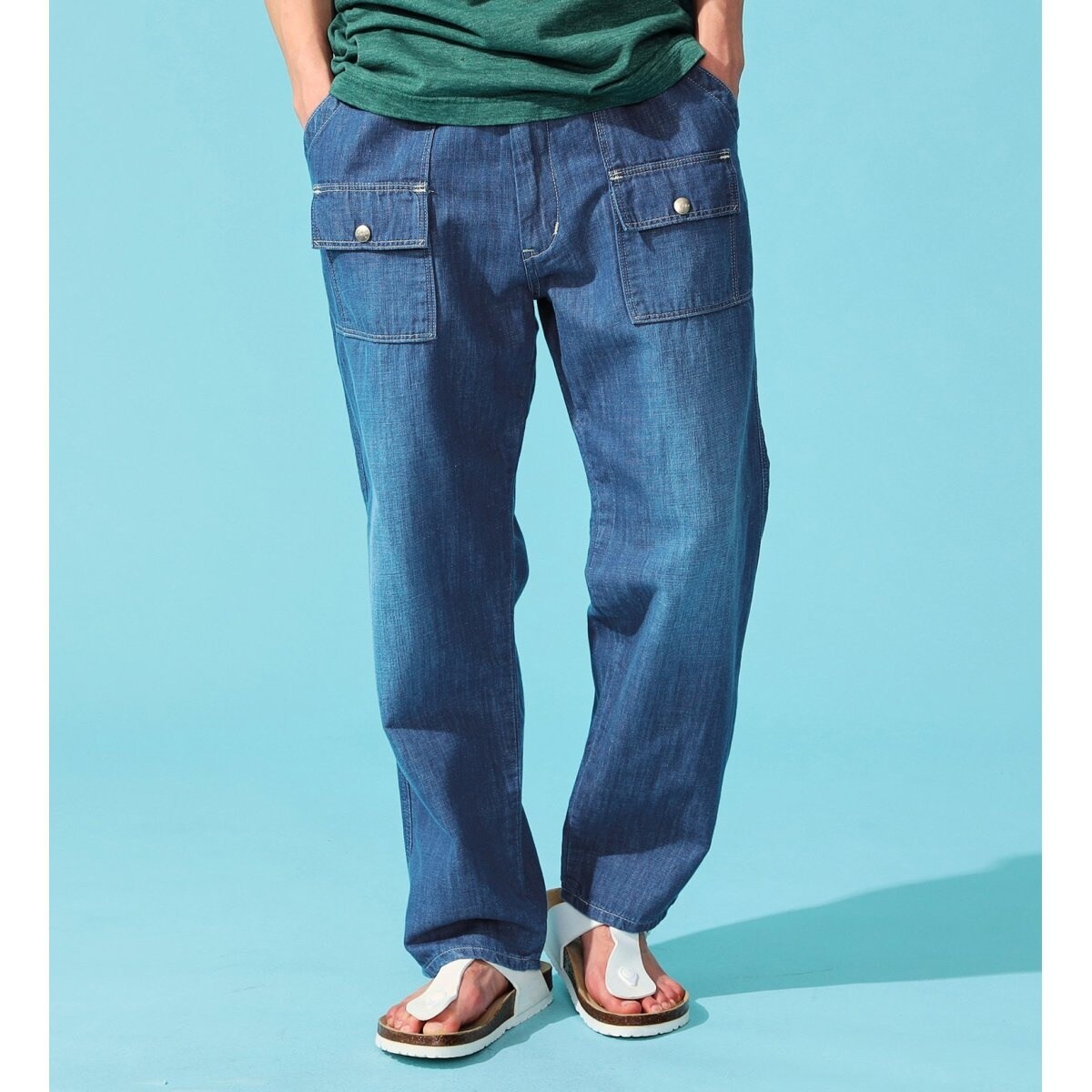 Leeブッシュパンツ　フレア　コーデュロイ Leeブッシュパンツ フレア コーデュロイ （涼】ブッシュパンツ