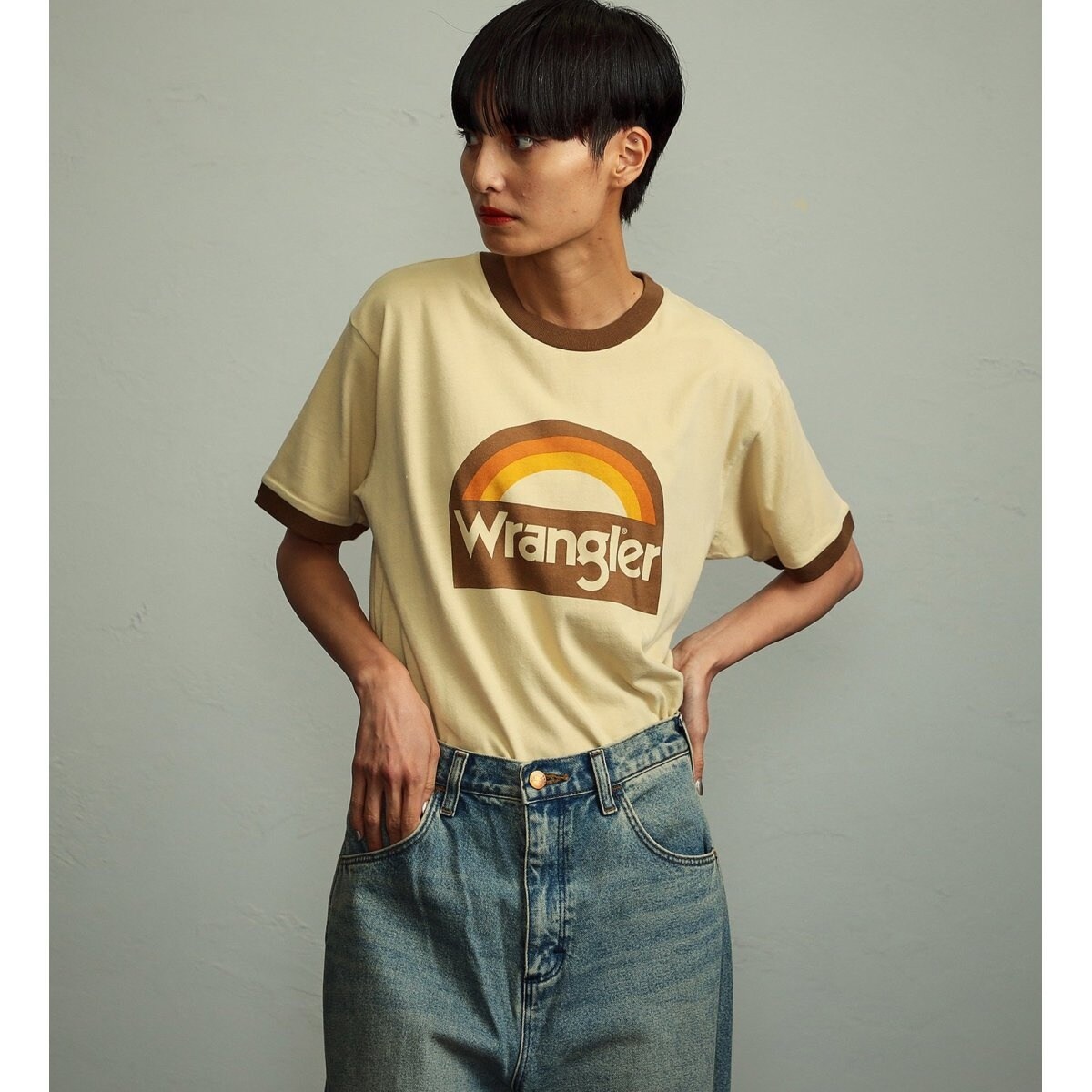 Jeans リニアロゴ リンガー 半袖 Tシャツ 送関込 ce017-06662-03b.jpg?basethum=225