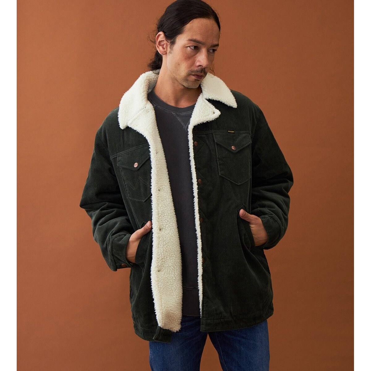 ユニセックス】【秋冬】 コーデュロイ ボアランチコート | ラングラー