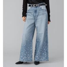 WREMAKE WIDE DENIM PANTS