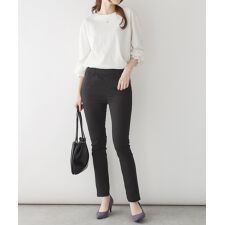 紐付きウエストゴムツイルパンツ