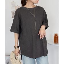 ワッフルロールアップTシャツ