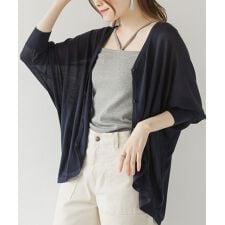 ロング丈ボレロカーディガン