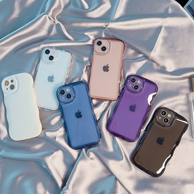 iPhoneケース スマホケース Wavy Clear Case iPhone15, SE/8/7