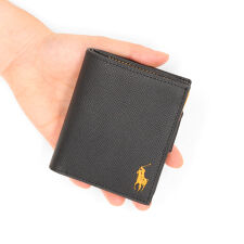 ポロ ラルフローレン ファスナー小銭入付き縦型折り財布