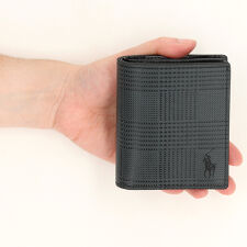 ポロ ラルフローレン ファスナー小銭入付き縦型折り財布