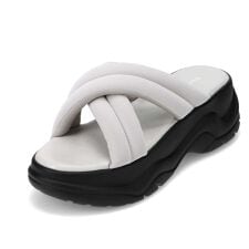 厚底クロスサンダル