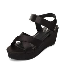 厚底クロスサンダル