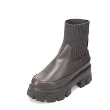 【minia】厚底ニットブーツ