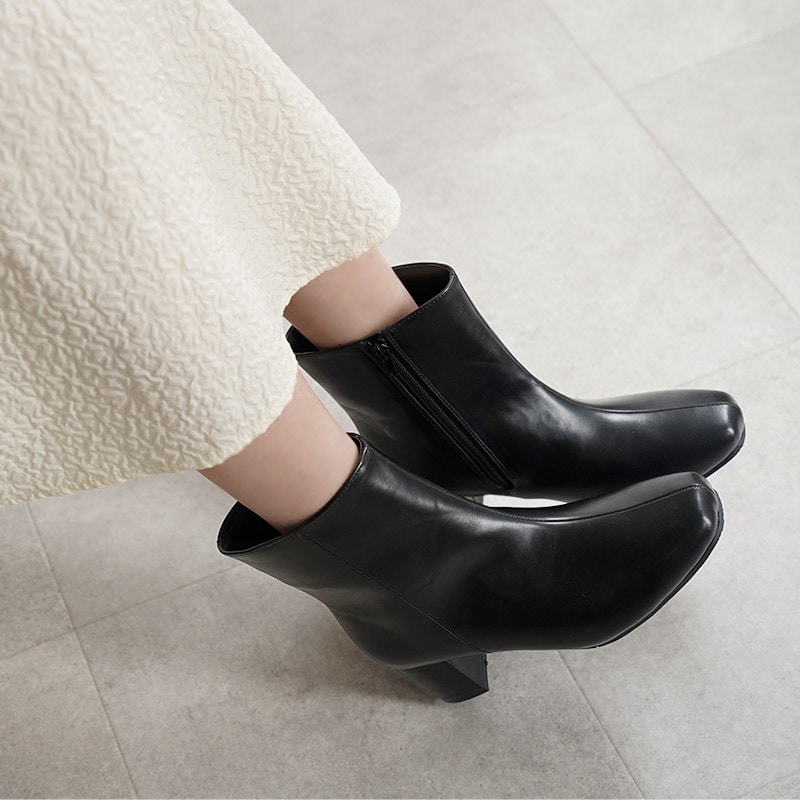 [�}���C]���ɂ̃��C���u�[�c ���f�B�[�X �X�N�G�A �~�h���� �h�� 6cm�`�����L�[�q�[�� �J�V���p /�A���b�^�iALETTA�j �u���b�N(�{�v���X���[�X)