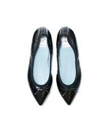 Emma Francis ポインテッドトゥ チュール フラットバレエシューズ ポインテッドトゥ チュール フラットバレエシューズ（バレエ