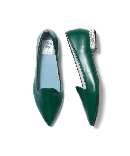 ポインテッドトゥ ビジューヒール パンプス | エマフランシス(Emma