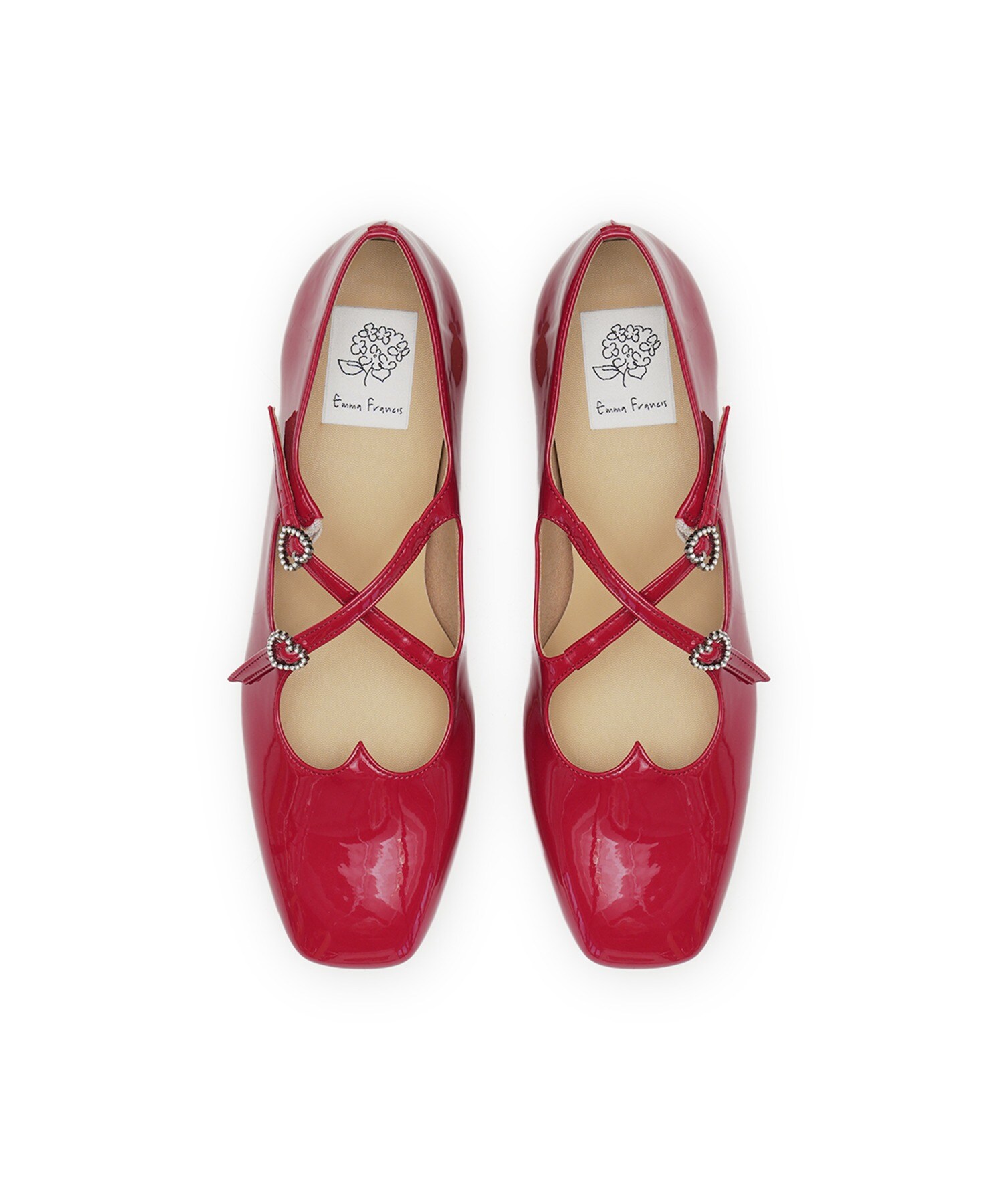 フラット ビジューストラップ メリージェーン | エマフランシス(Emma