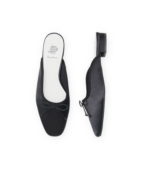 Mono　Emma Francis ブラックサンダル レディースサイズL ボリュームソール サンダル （ブラック スムース） -Emma