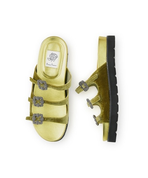 トラックソールブレイドストラップサンダル | ランバン オン ブルー