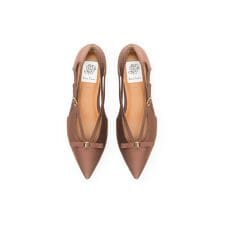 エマフランシス(Emma Francis)のサテン サイドストラップ パンプス