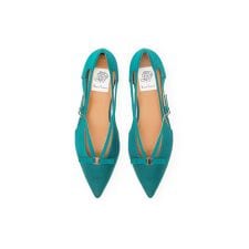 エマフランシス(Emma Francis)のサテン サイドストラップ パンプス