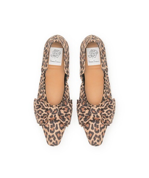 ビッグリボン シャーリング パンプス | エマフランシス(Emma Francis