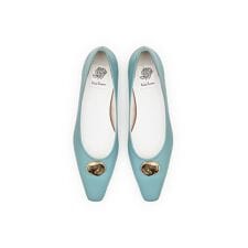 ニュアンスプレート フラット パンプス