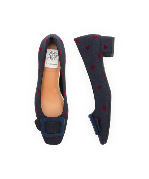 Emma francis バックルパンプス ショッキングピンク パンプス emma