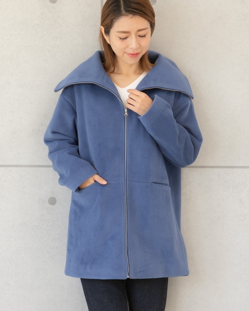 ジップアップビックカラーコート | プレフェリール(PREFERIR) | マルイ