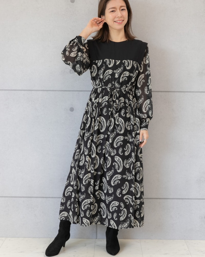 シアースリーブ 結婚式ワンピース パーティー ドレス | プレフェリール