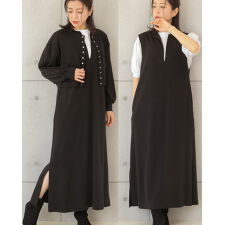 カーディガン×ジャンパースカートセットアップ（２点セット）