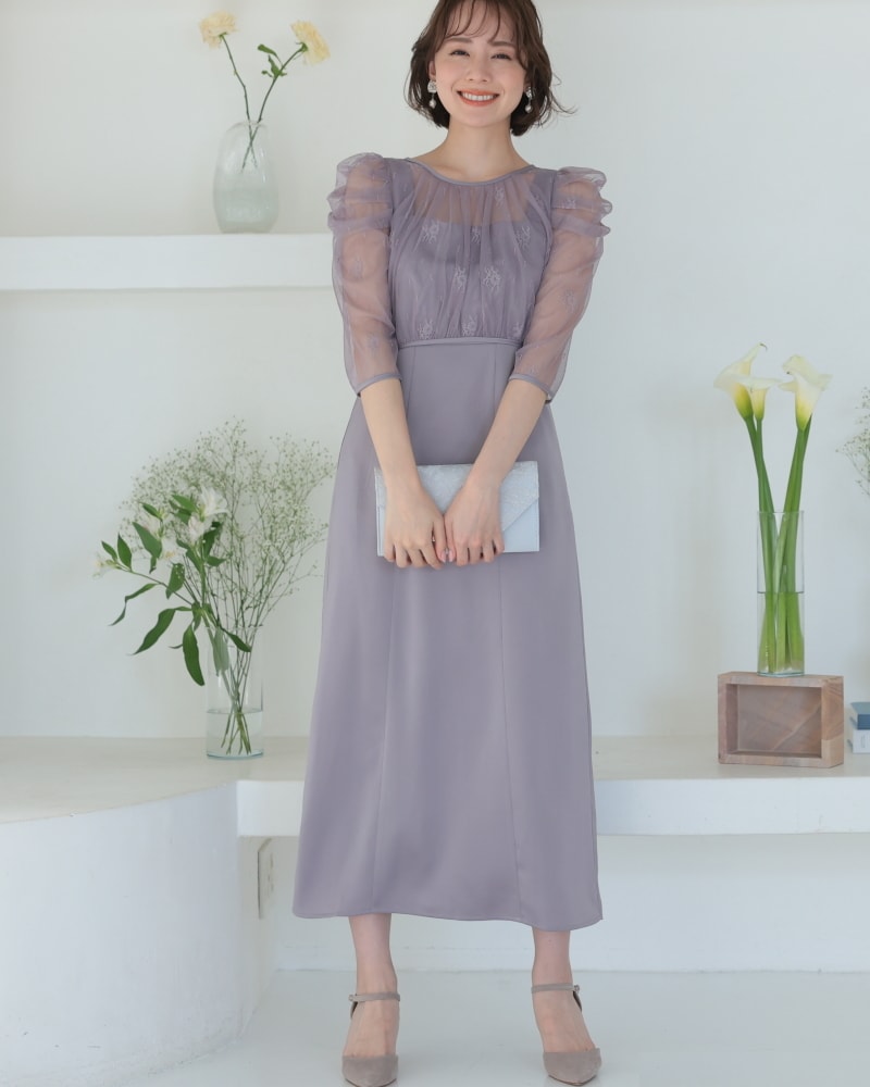 【プレフェリール】お呼ばれドレス　ボレロ付ワンピース ボレロ付ワンピース(2点セット) | プレフェリール(PREFERIR