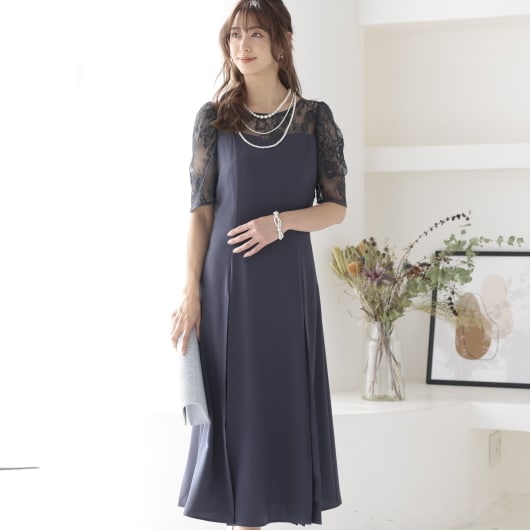 2wayパフチュールドレス ボレロセット キャミワンピ 結婚式
