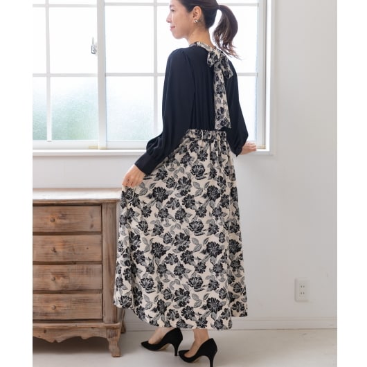 LEJA-アームカバー付マルチウェイオフショルダーリブニット