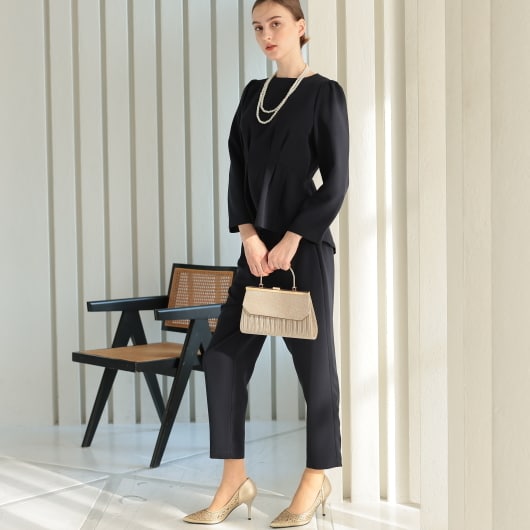 ペプラムブラウスパンツスーツ | プレフェリール(PREFERIR) | マルイ