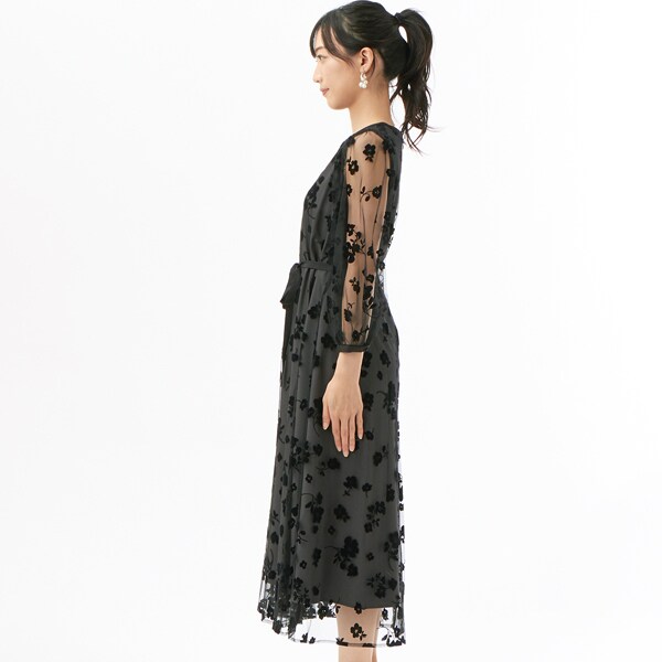 フロッキーフラワーチュールワンピース | プレフェリール(PREFERIR