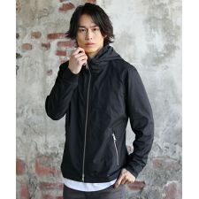 フード付きナイロンZIPジャケット