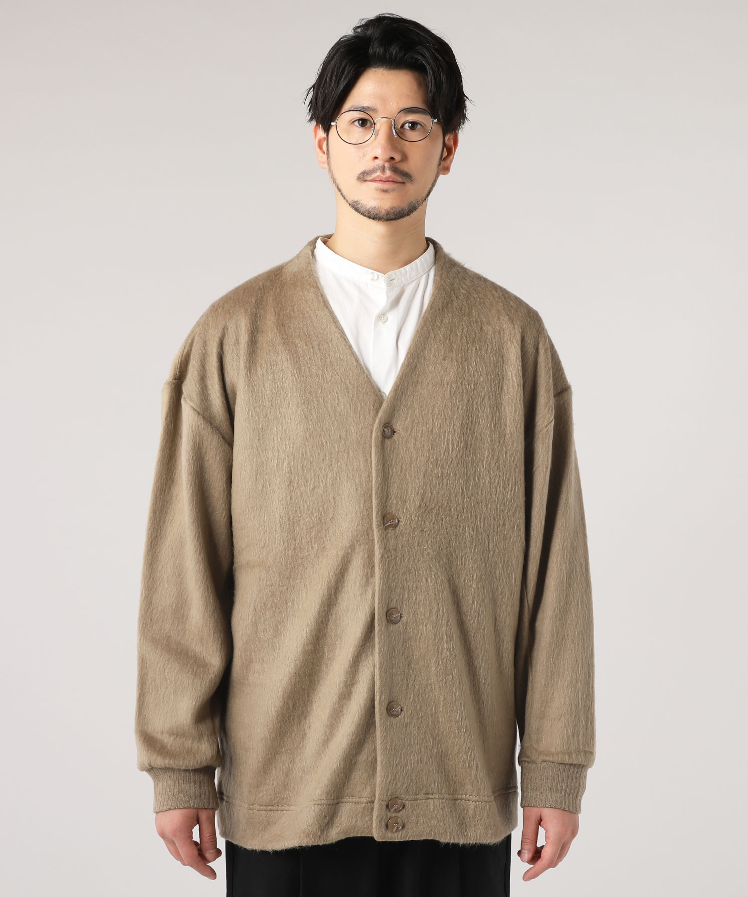 Upscape Audience＞日本製EXLANWOOL(エクスランウール)シャギー