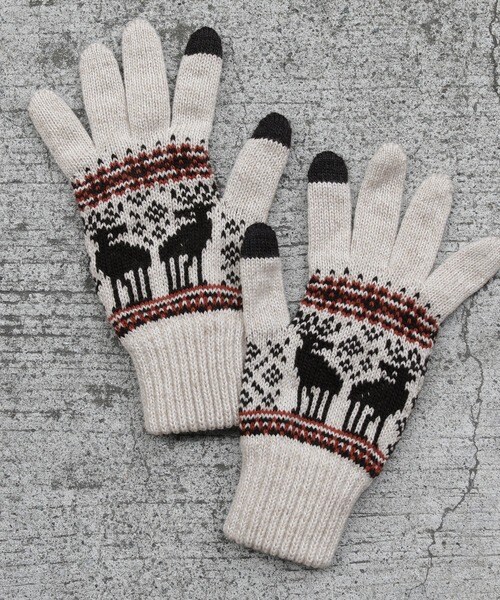 指きりでも使える2WAY】 ボアグローブ レオパード柄 ヒョウ柄