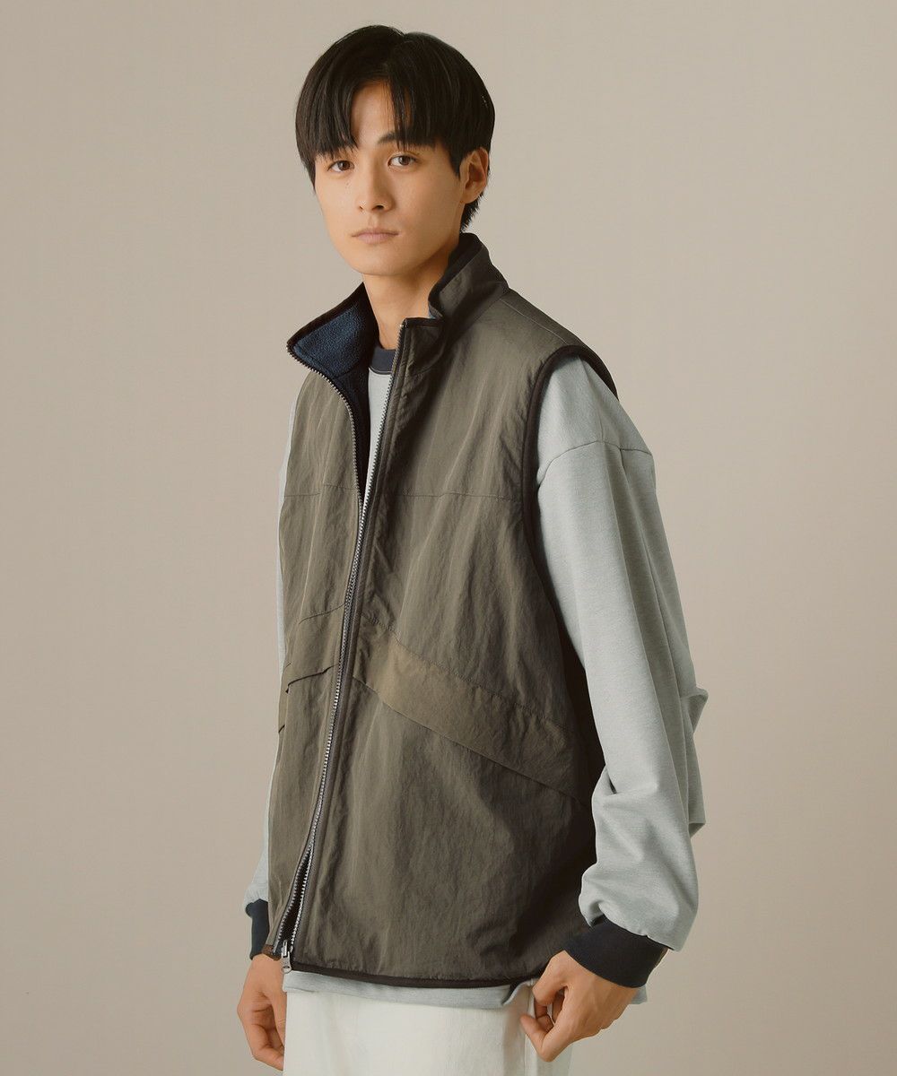 スプートニクス（SPUTNICKS）/＜SLICK＞リバーシブルスタンドベスト SLICK＞リバーシブルスタンドベスト | スプートニクス(SPUTNICKS