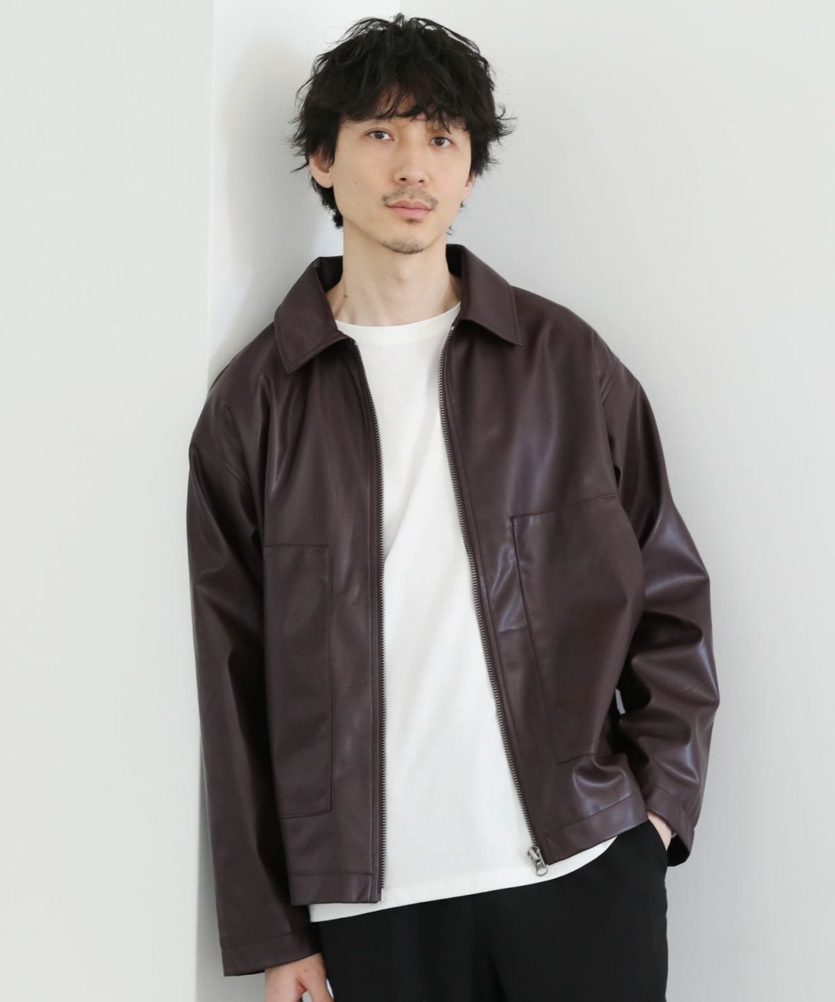 スプートニクス（SPUTNICKS）/フェイクレザーブルゾン フェイクレザーブルゾン | スプートニクス(SPUTNICKS) | マルイウェブ