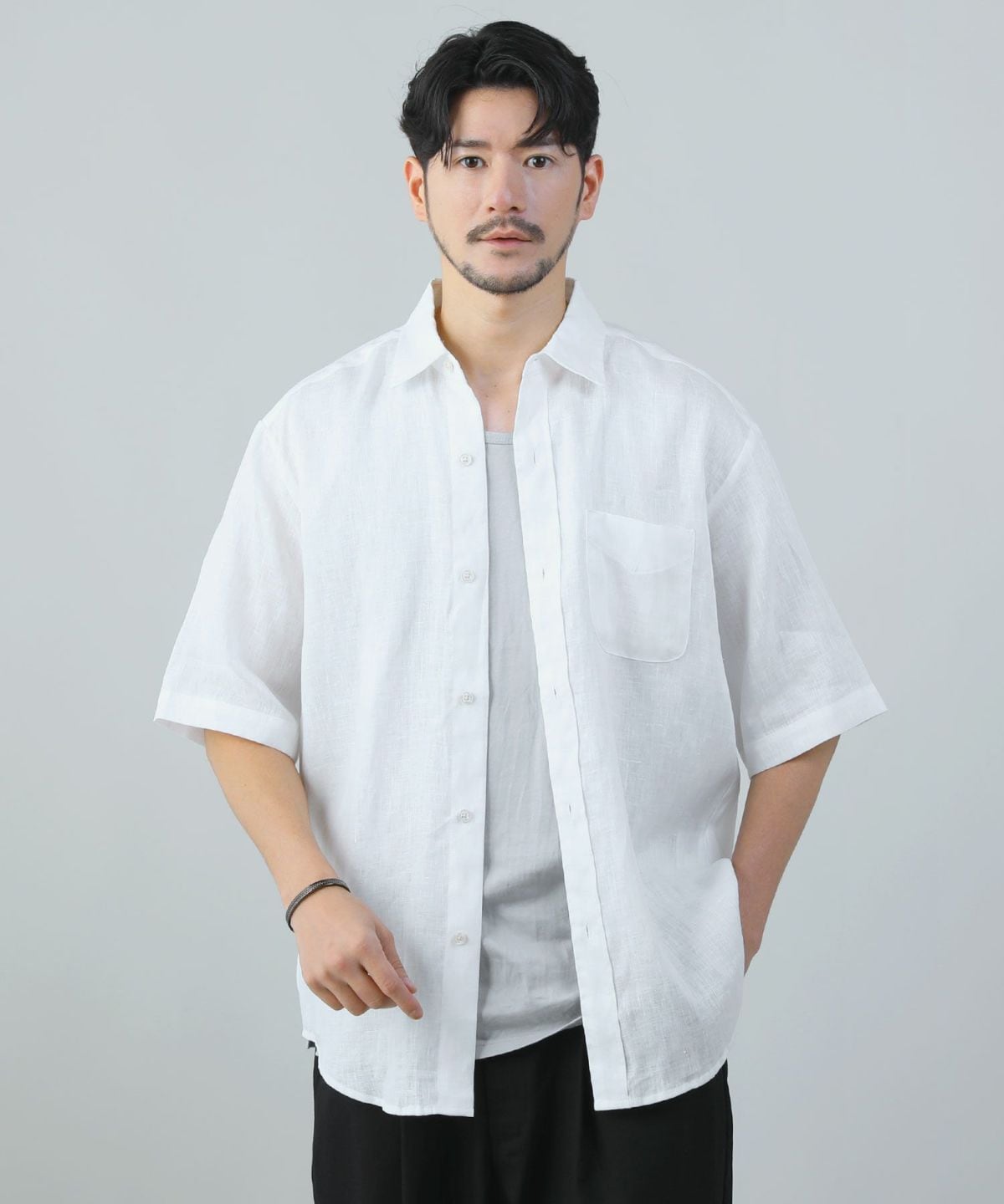 monkey time BASEBALL SHIRT ベースボールシャツ monkey tme＞ PE JQD BASEBALL