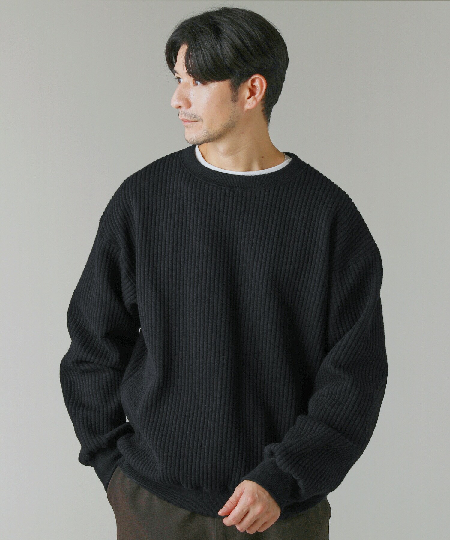 ネームジャカードモックネックスウェット トレーナー | ラコステ