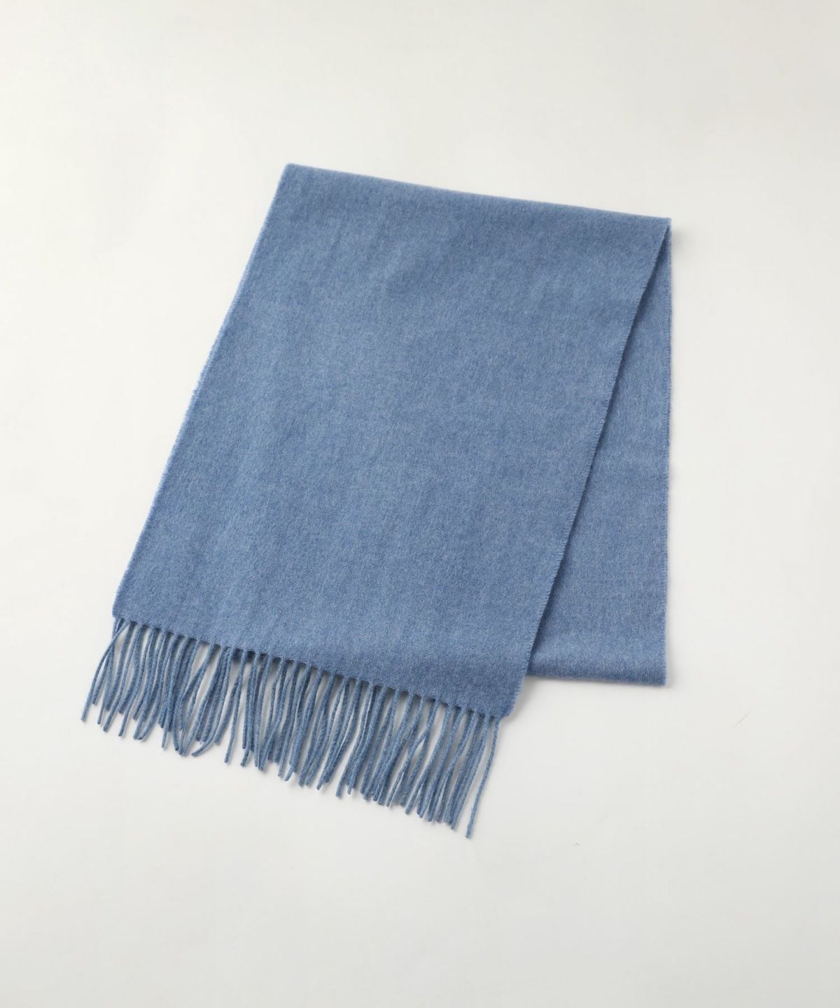 ex/tra】カシミヤ100% ソリッドマフラー | ムッシュニコルエクストラ