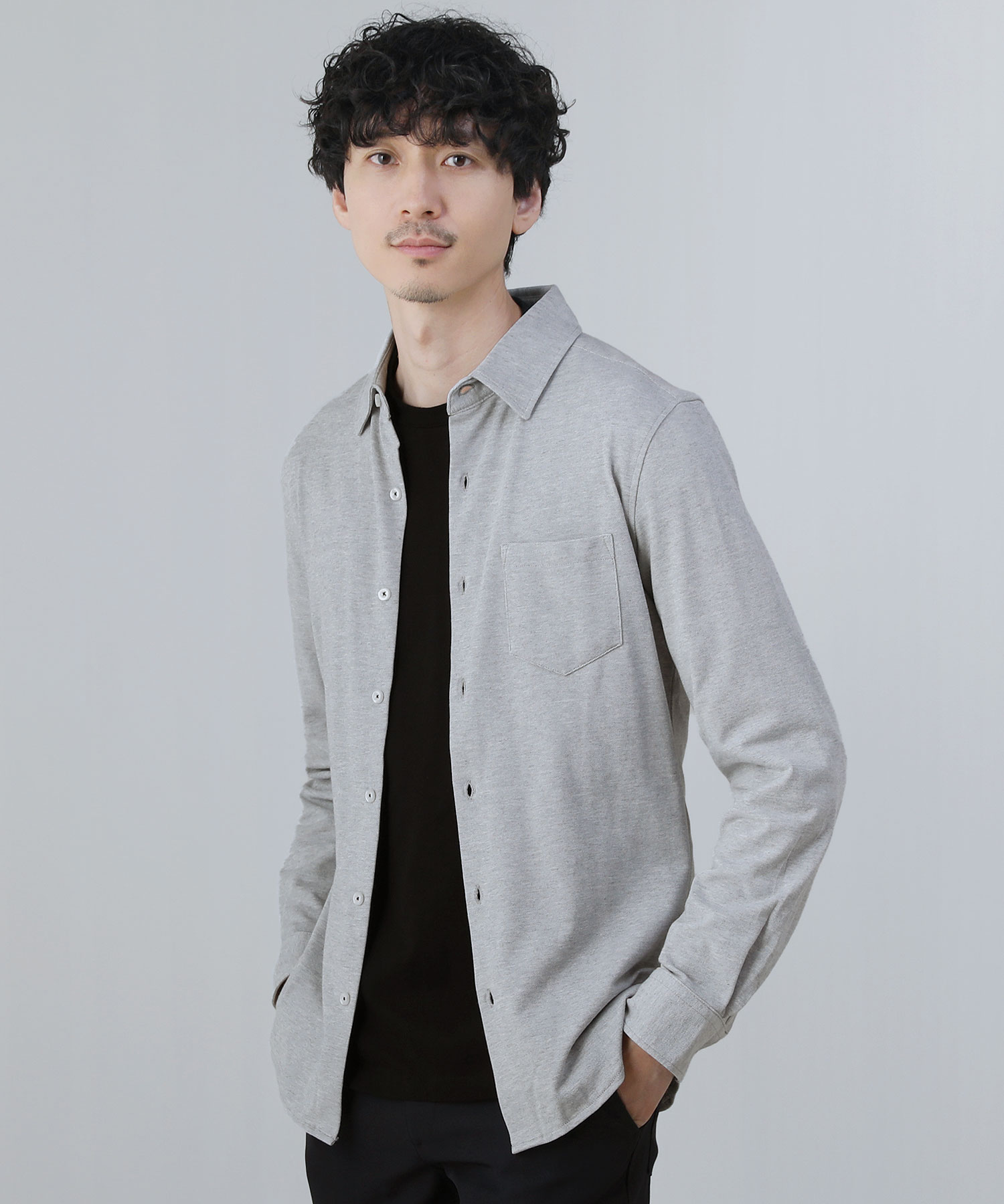 ALLOWED TO UNFOLD＞ムジ麻レギュラー長袖シャツ | スプートニクス