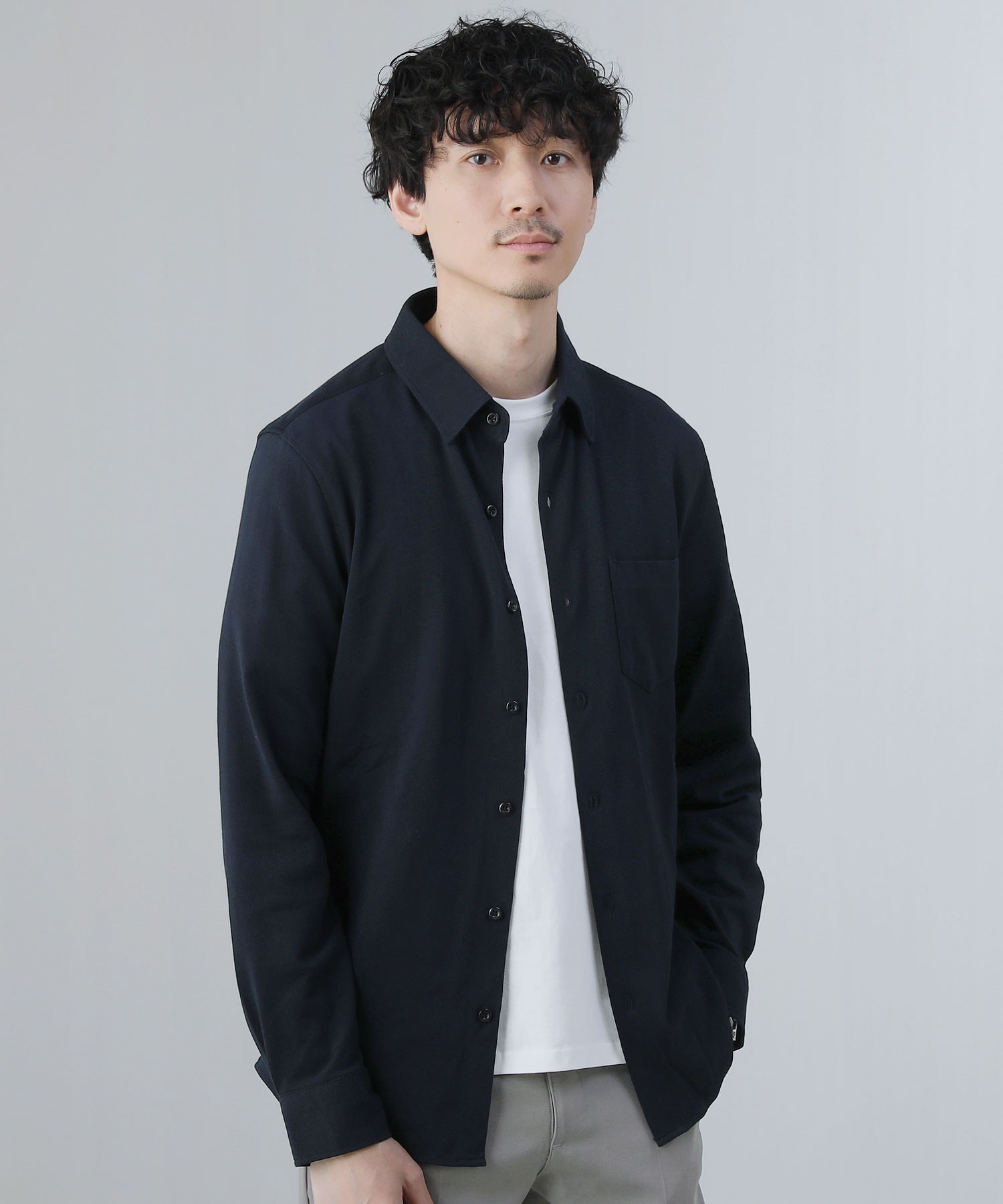 ALLOWED TO UNFOLD＞TECHリネンレギュラー長袖シャツ | スプートニクス