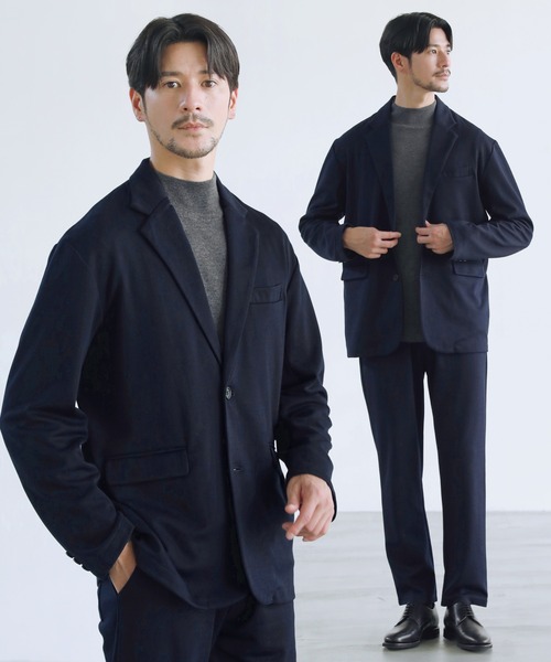 ブライトナローストライプスーツベスト（同素材セットアップあり