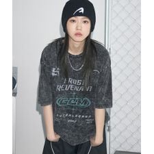 加工グラフィックロゴT