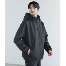 スプートニクス(SPUTNICKS)の〈防風/透湿/撥水/止水ジップ〉3レイヤー2wayスタンドネックジャケットフード収納可能