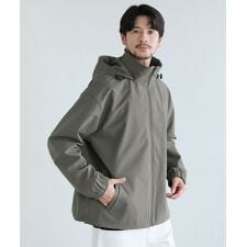 スプートニクス(SPUTNICKS)の〈防風/透湿/撥水/止水ジップ〉3レイヤー2wayスタンドネックジャケットフード収納可能