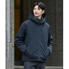 撥水/洗える中綿フードブルゾン